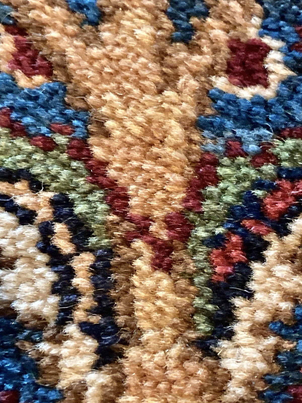 Authentic Karastan 700-717 Multicolor Panel Kirman Wool American Rug 5’9″ x 9′