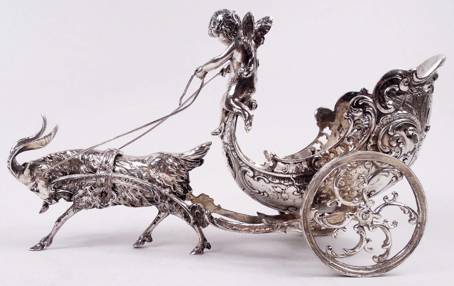 Neresheimer Muller Coach Antique Rococo Carriage Hanau German Silver C 1903