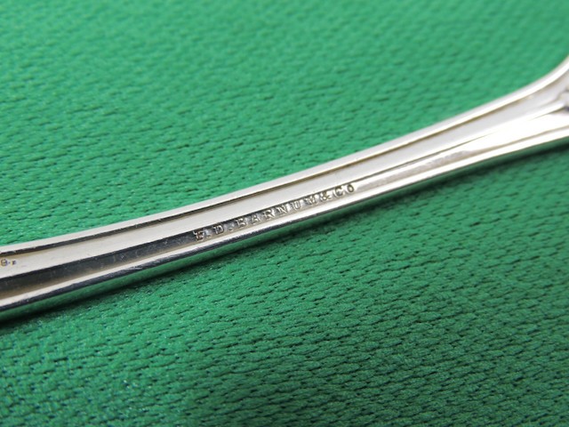 Vintage SOLID Sterling Silver Whiting “Keystone” Serving Table Spoon 57 grams
