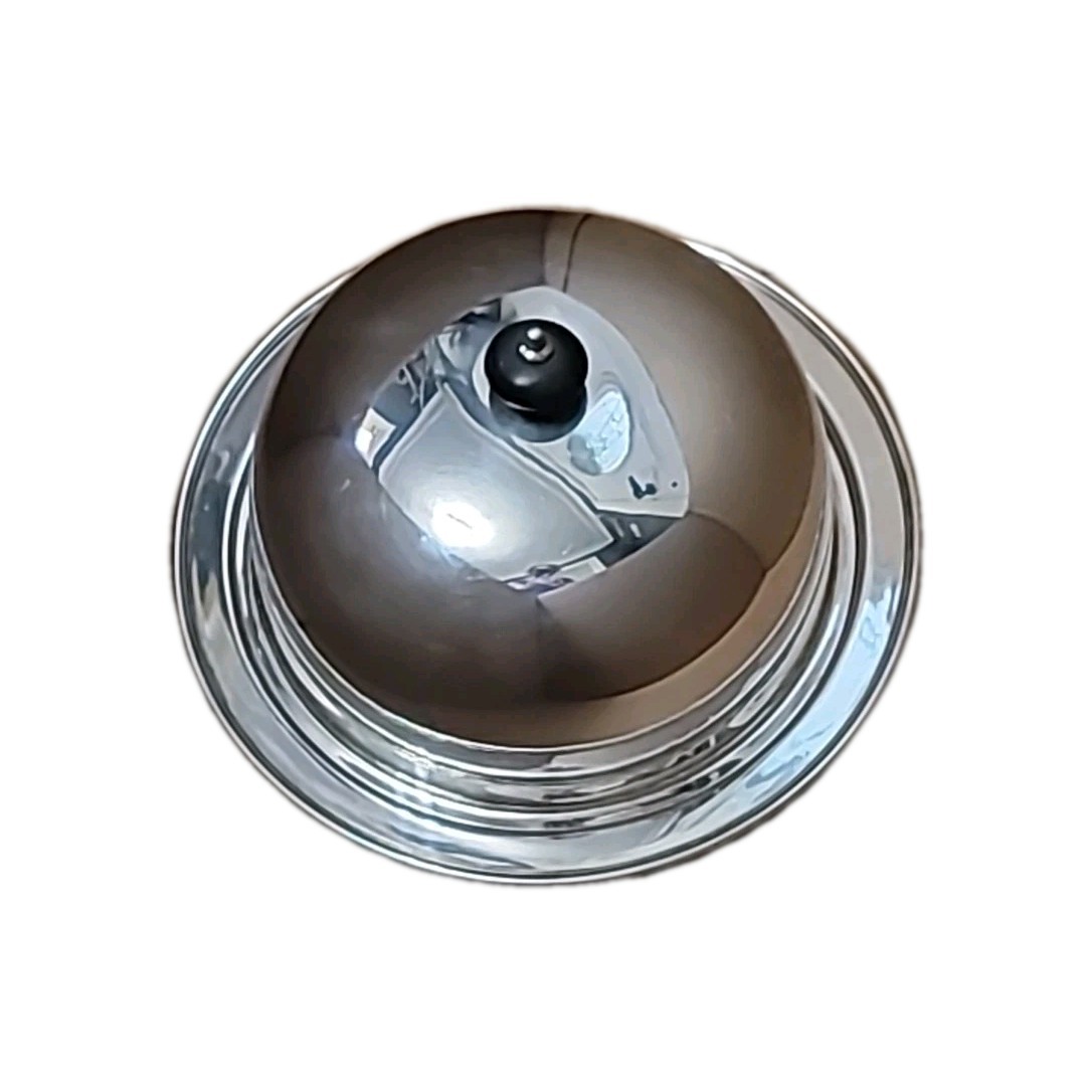 HB&H silver plated Chafing Dish. Muffin Dish. Dome lid w. Insert 7.25″ D x 6.5″H