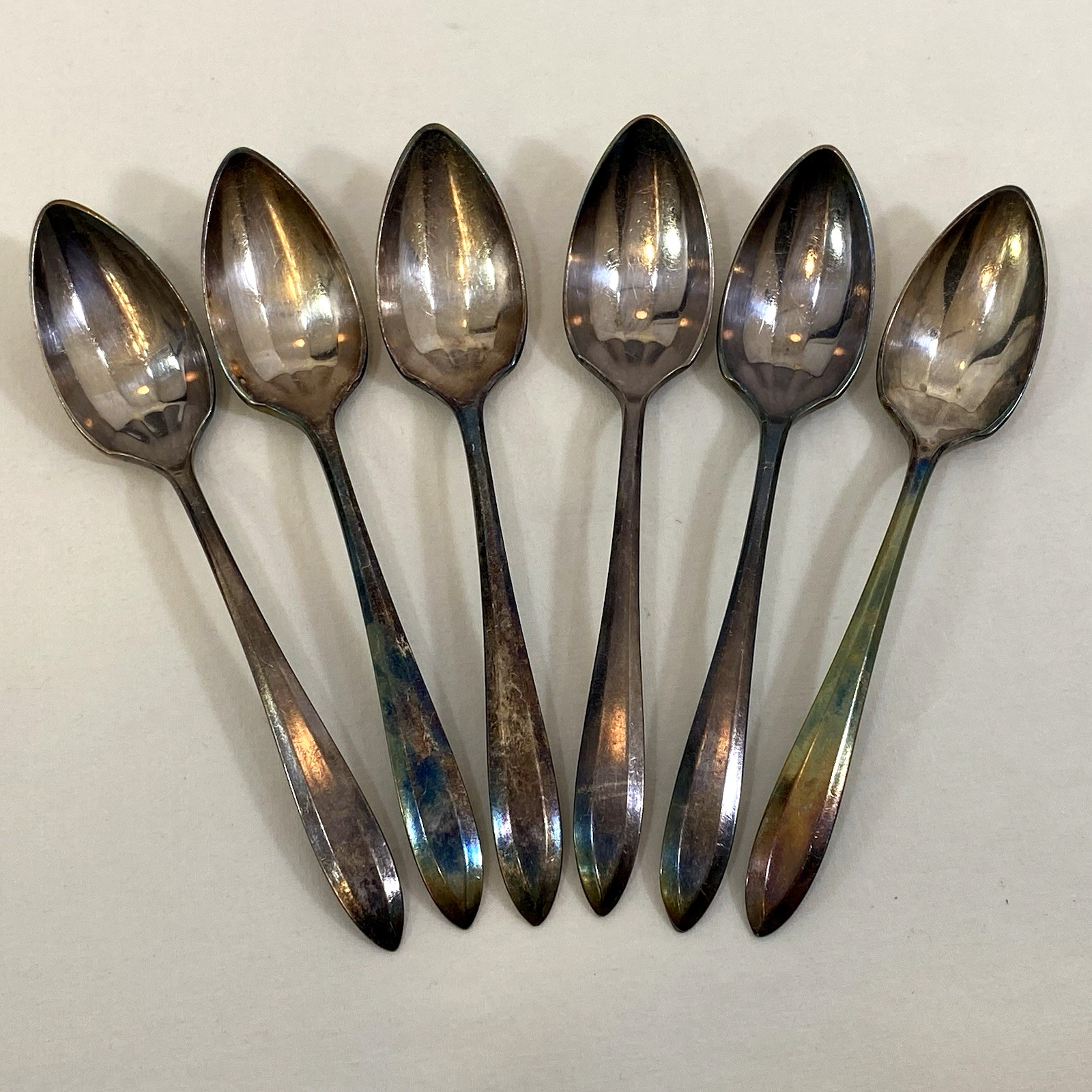 Antique Community Plate 5.5″ Teaspoons Silverplate Set of 6
