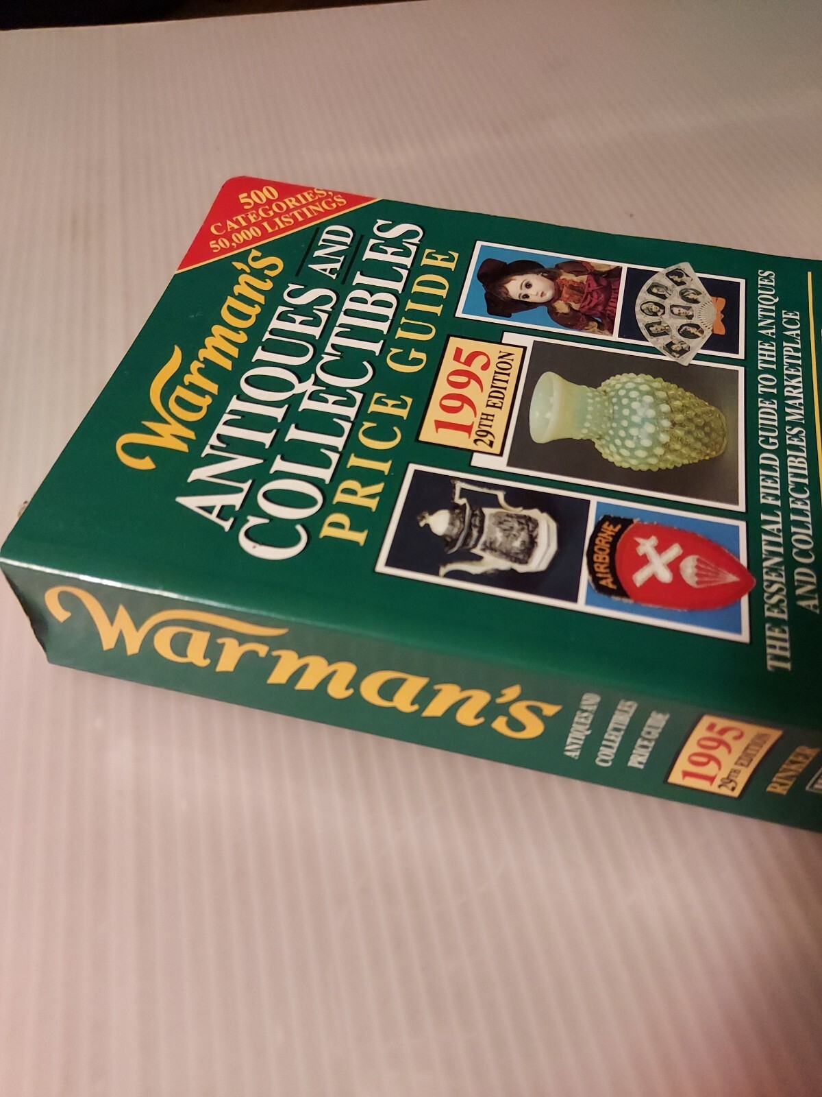 Vintage 1995 Warman’s Antiques & Collectibles Price Guide 29th Edition Paperback