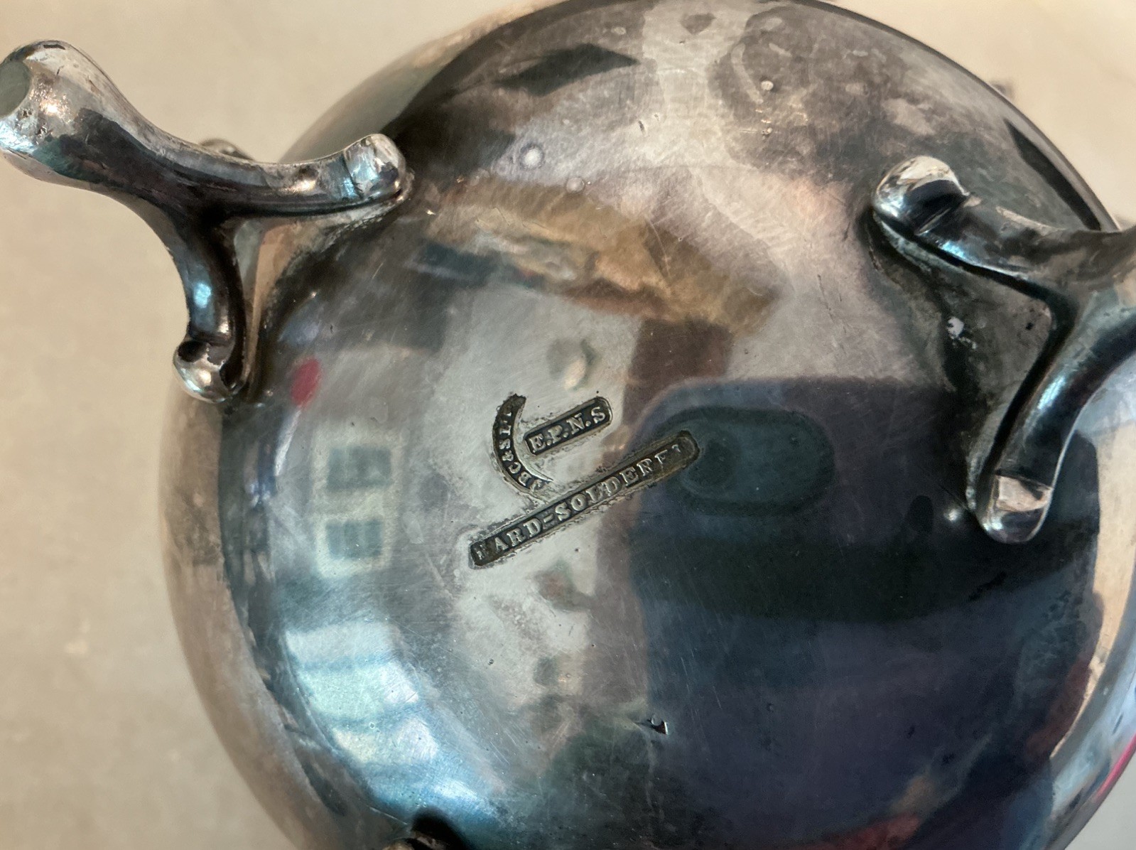 Good Quality Antique Silver Plated Teapot Made c1896 By John Bishop Chatterly