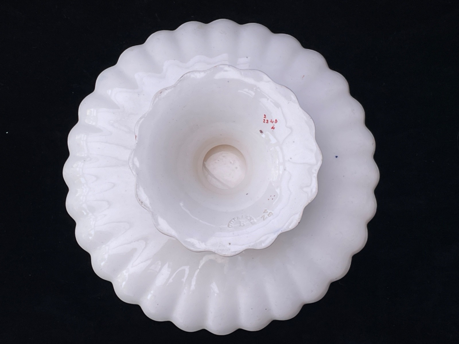 Antique Copeland “Pheasant” Pattern Comport / Cake Stand – Dated Nov. 1884 22cm