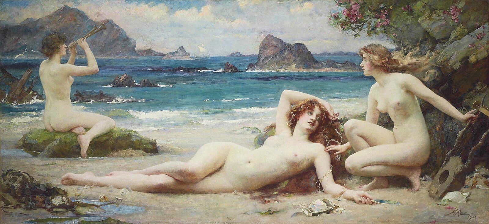 The Sirens : Henrietta Rae : 1903 : Archival Quality Art Print