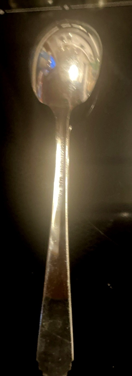Wm Rogers MFG. Co. AA Art Deco Paramount Silverplate Sugar Spoon Vintage 1930’s