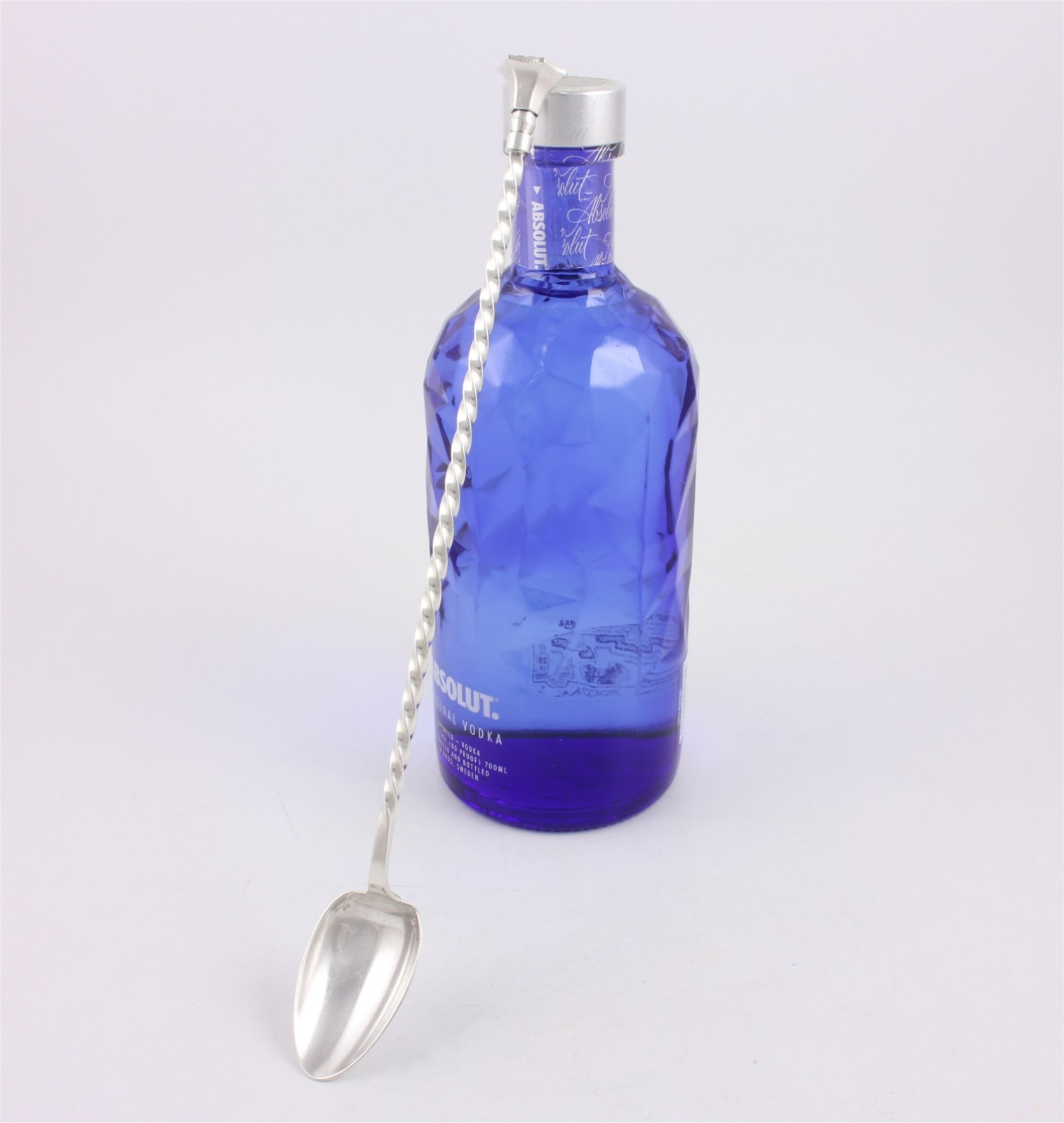 Long Christofle Cocktail Stirrer Spoon. Vintage Silver Plated French Muddler