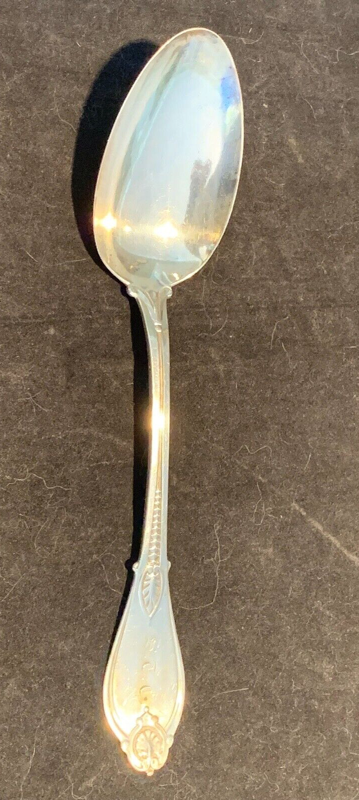 1 WHITING ARMOUR SERVING SPOON STERLING SILVER TAKING UP TO 5 MONOGRAMMED