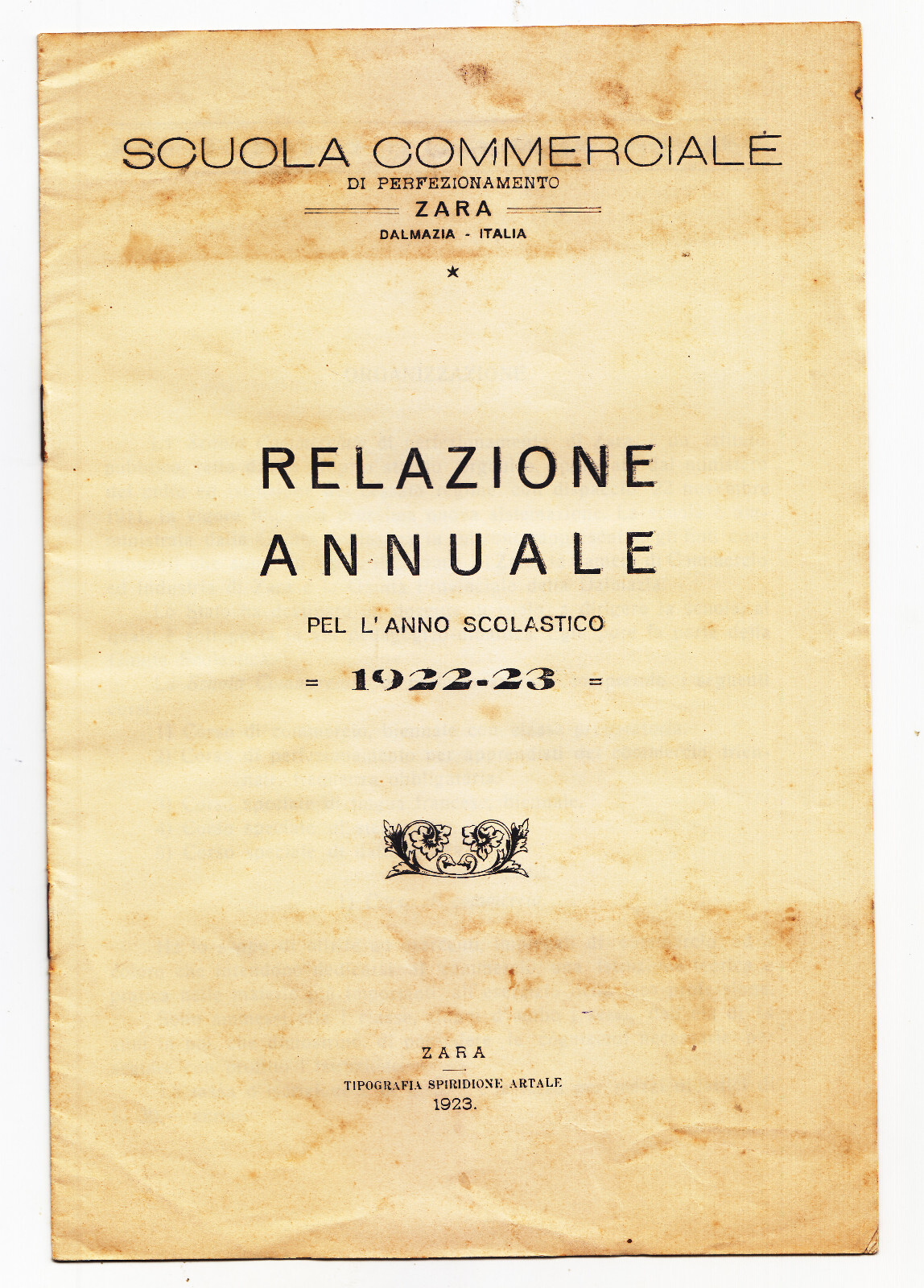 SS420-Zara-School Of Advanced Commercial Studies 1922/1923