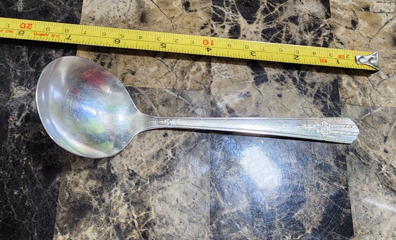WM.A ROGERS VTG 1949 EVERLASTING PATTERN SILVERPLATED CREAM & SAUCE LADLE 🤍🤎