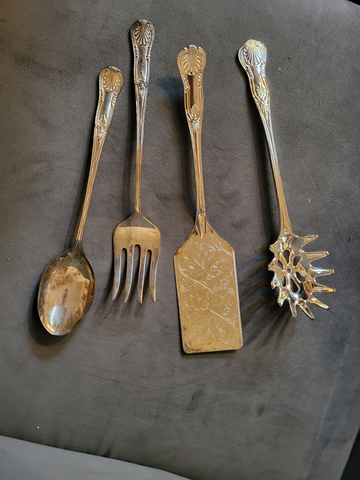 Silver Plated Serving Set