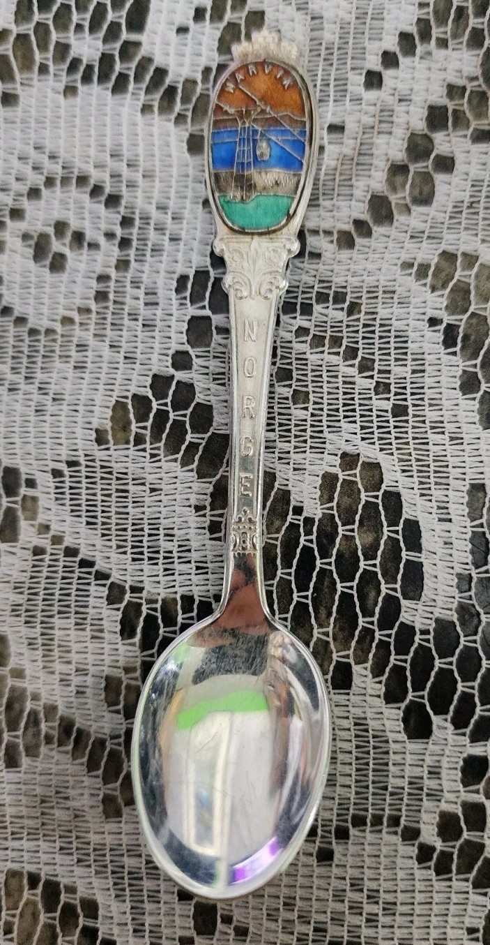 HS 60 GR NORWAY NARVIK 🇳🇴 SILVERPLATED DEMITASSE COFFEE SPOON ☕️🥄