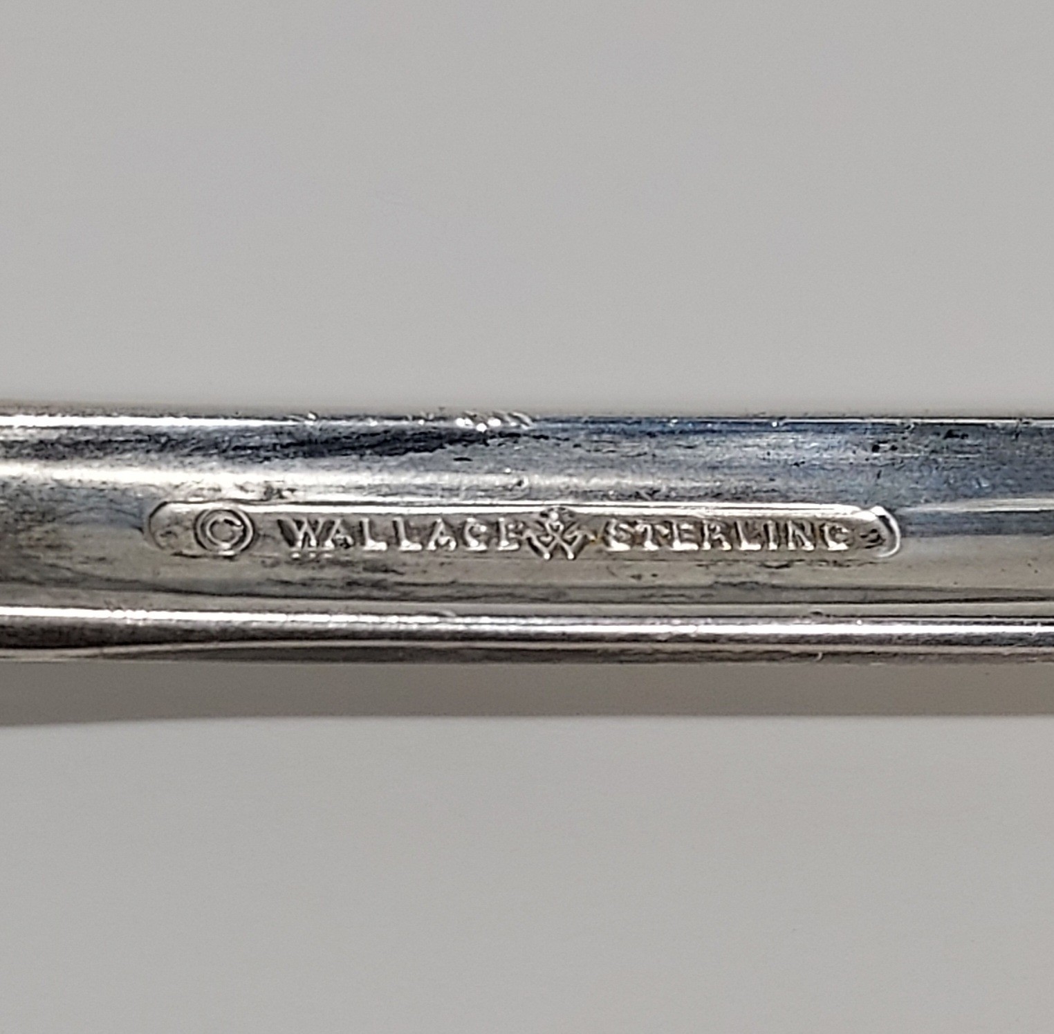 Wallace Aegean Weave 8″ Sterling Silver Fork With Gold Accents