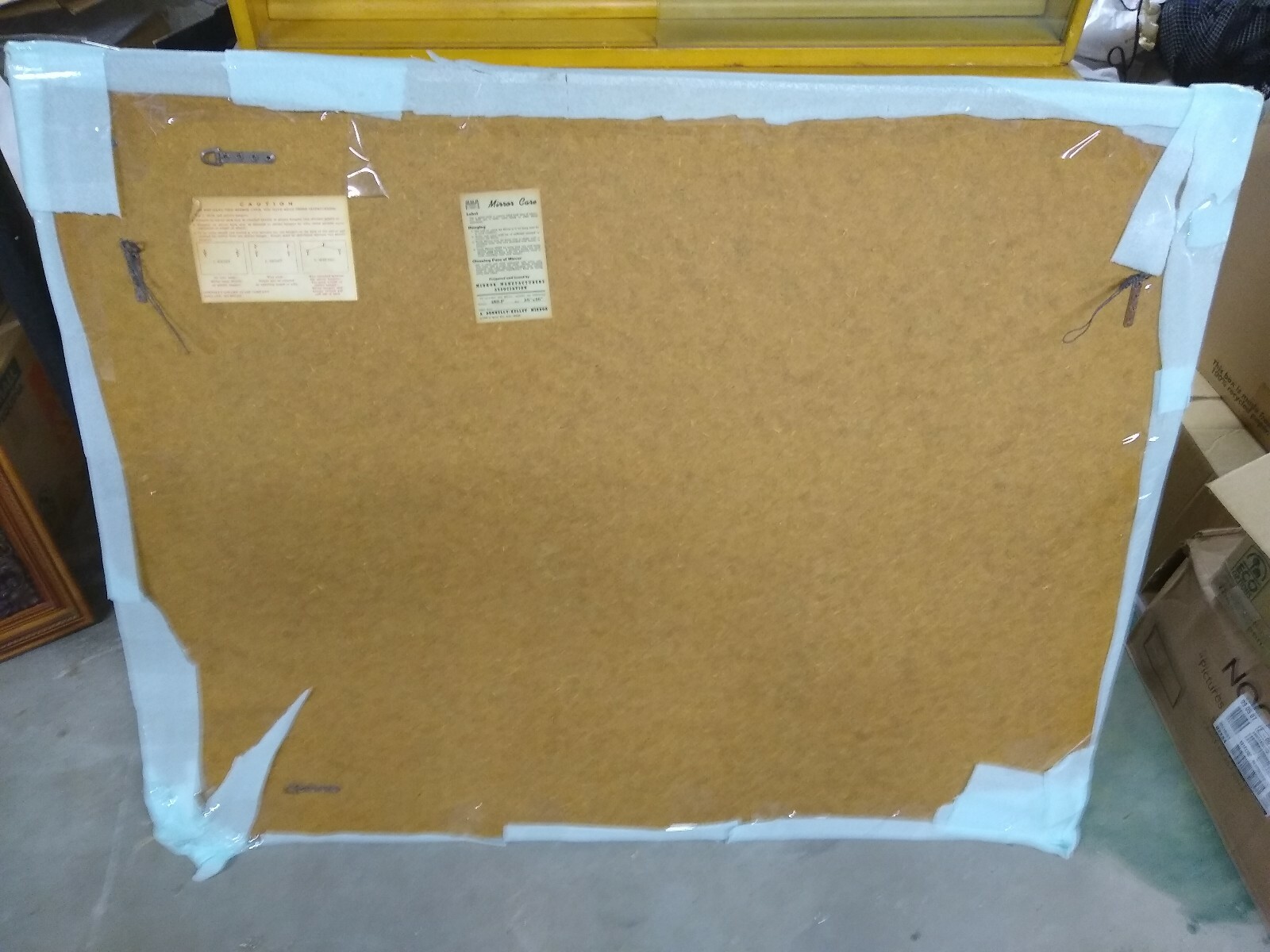 Vintage Mid Century Modern Wall Mirror (NorthEast Delivery Available)