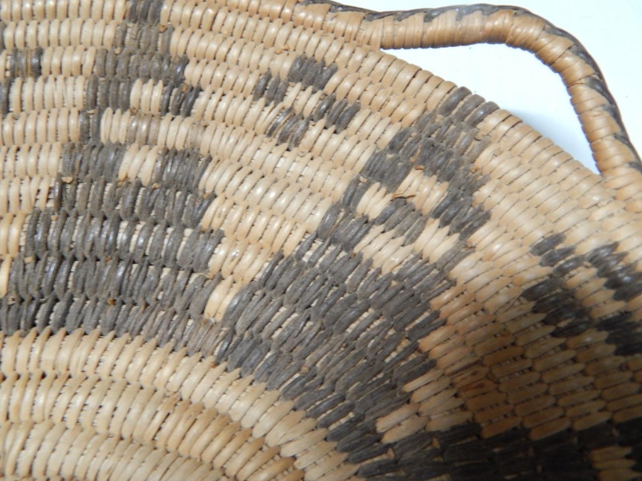 ANTIQUE VINTAGE PIMA INDIAN BASKET – ARIZONA – CLEAN + PRISTINE – BUY IT NOW !