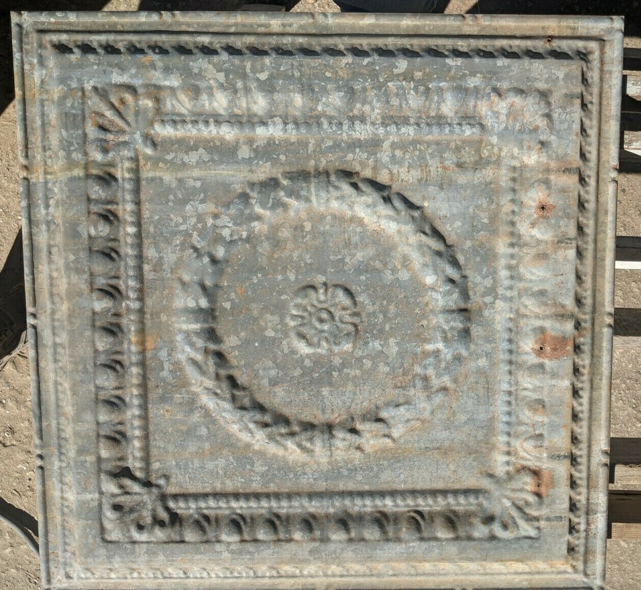 Antique Pressed Tin Ceiling (1 piece)*Free Shipping* As Seen On Fixer Upper