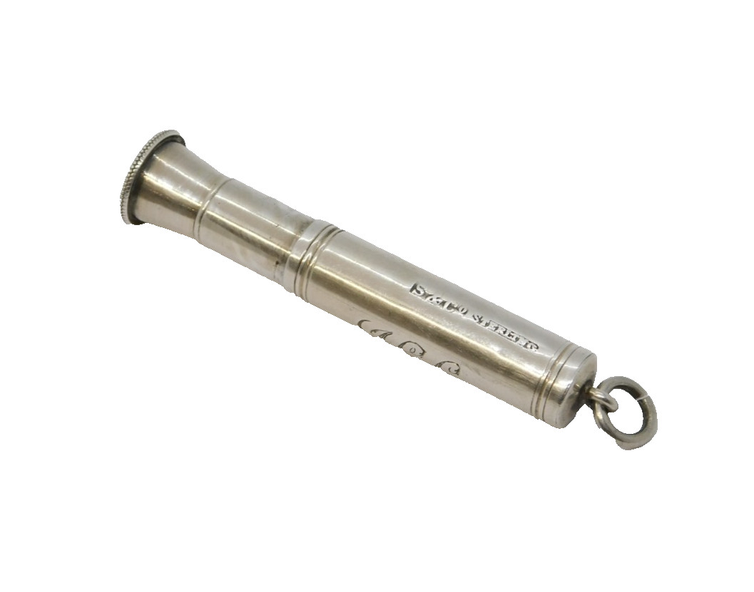 Sampson Mordan Edwardian Sterling Silver Cigar Piercer Antique c1910