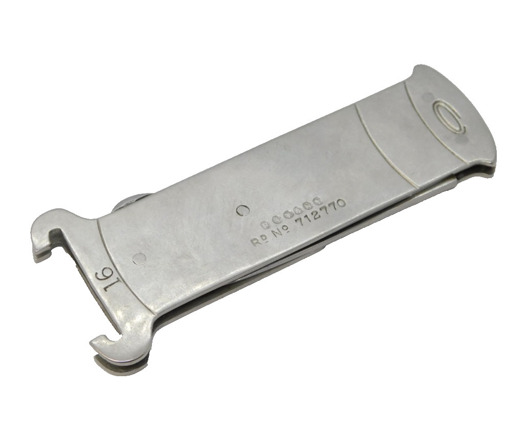 Early 20th Century Silver Plated Cartridge Form Multi-Tool Antique c1920 Deco
