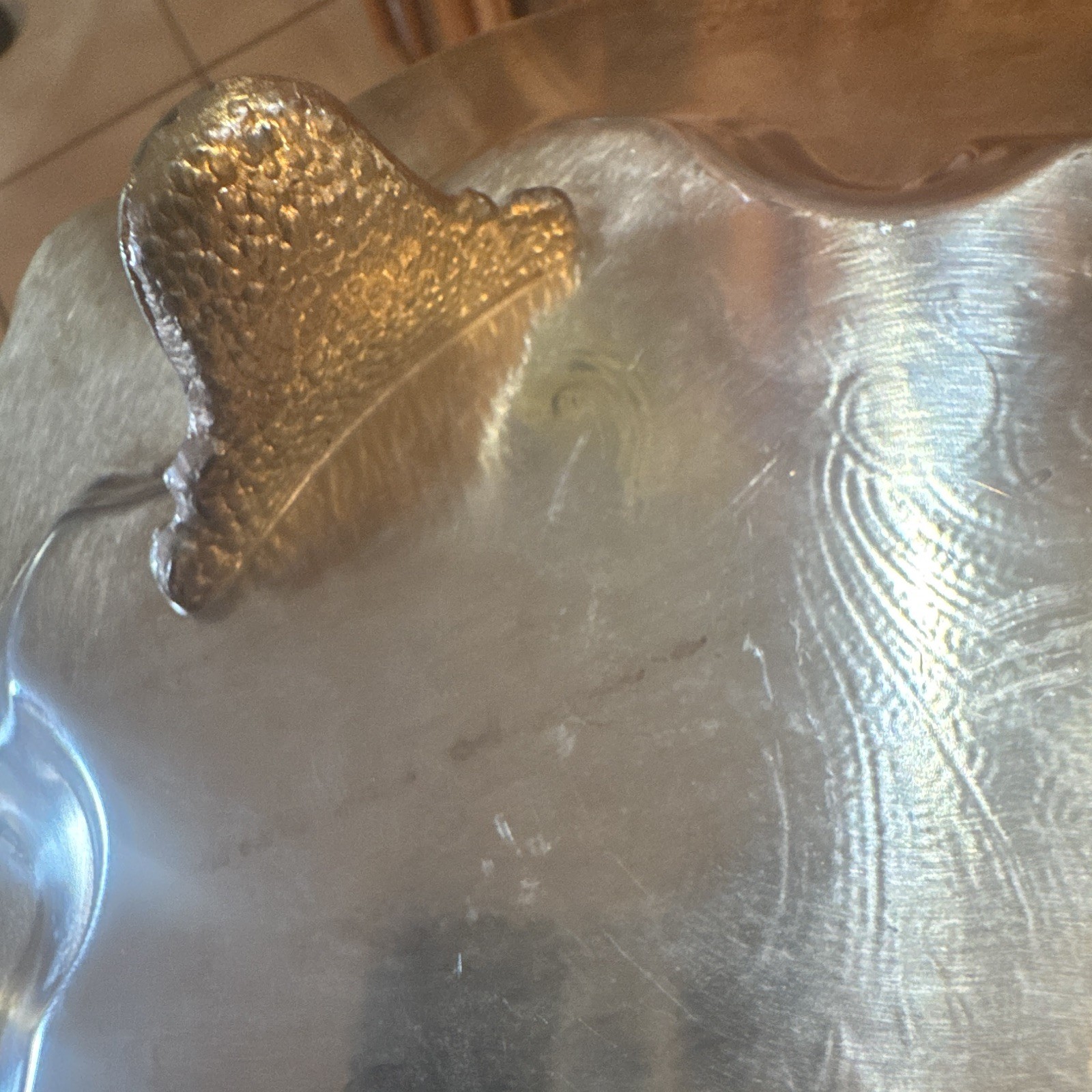 Towle Silverplate (Electroplated) Rococo Handled Serving Platter Ornate Embossed