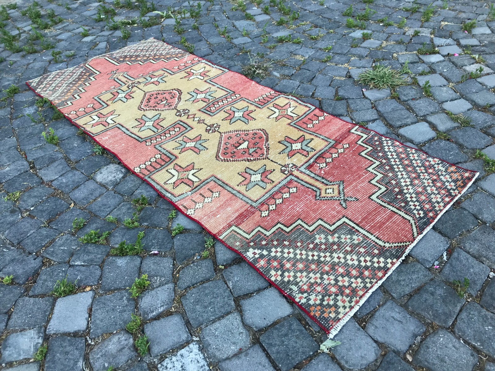 Handmade Rug Turkish Area Rug Vintage Rug Oushak Rug Antique Rug Bohemian Rug