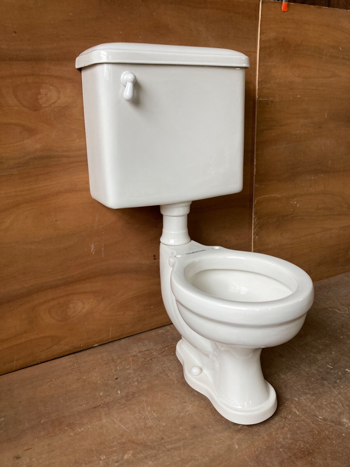 Antique 1920s JL Mott Silentum Toilet Wall Tank Old Vtg Bathroom 190-25E