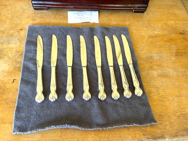 Wm Rogers Mfg Co Extra Plate INSPIRATION MAGNOLIA Setting for 8 Serving PRISTINE