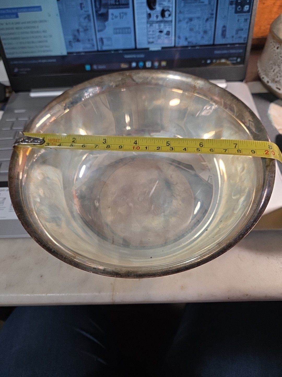 Gotham Paul Revere Serving Bowl Silver Plated 8 Inch, Walter Beckett Golf Troph