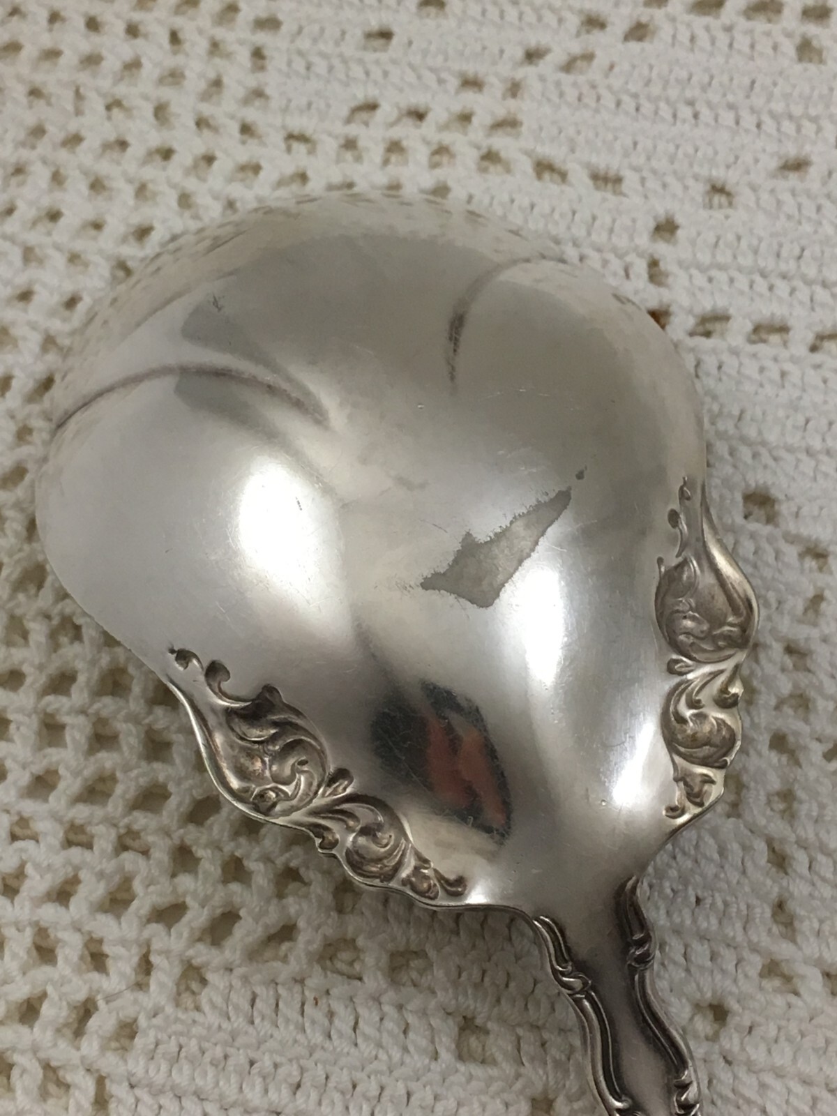 International ORIENT-VENICE Silverplate Casserole Spoon Holmes Edwards