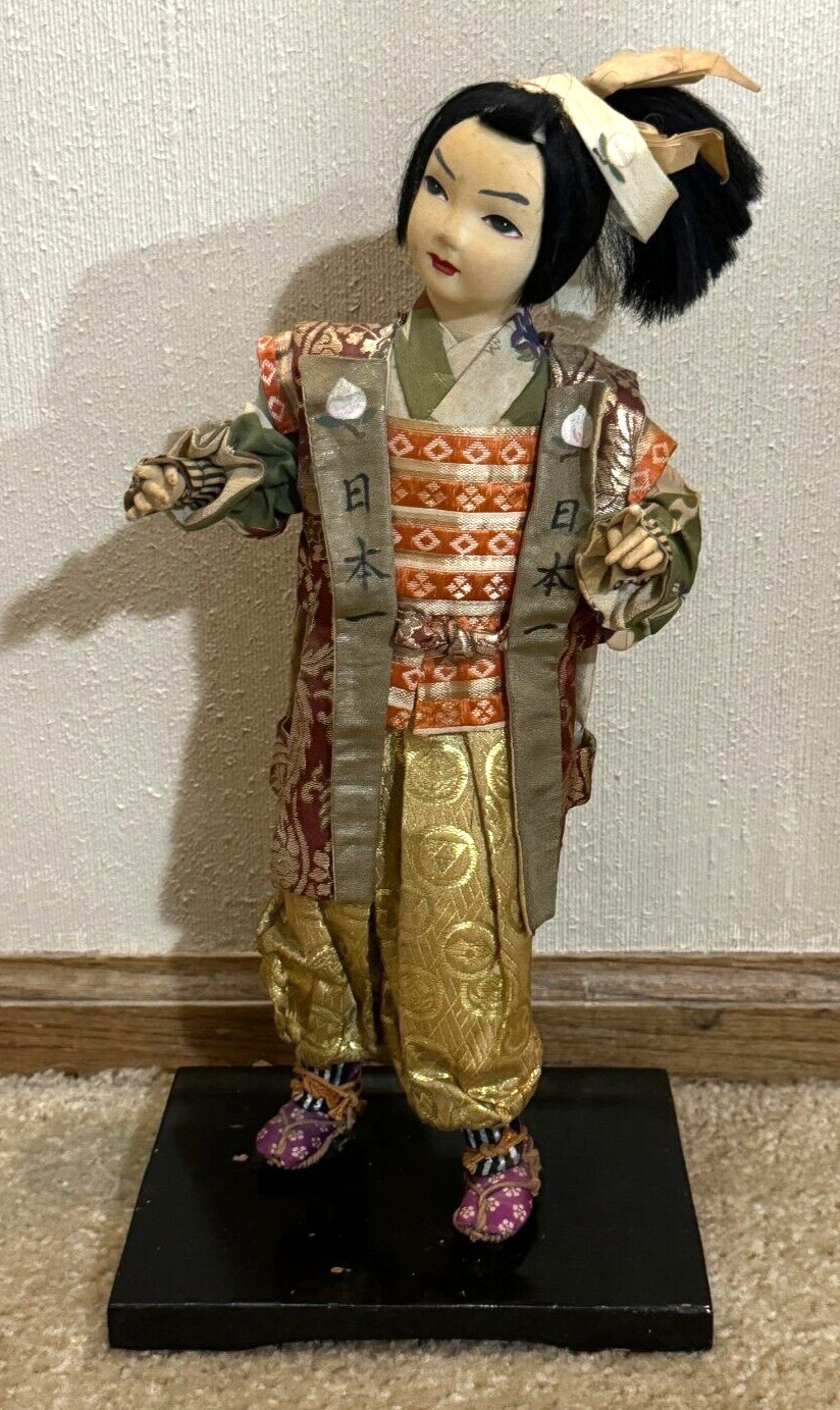 Vintage Chinese Japanese Asian Oriental Woman Figurine Standing – Cloth Doll