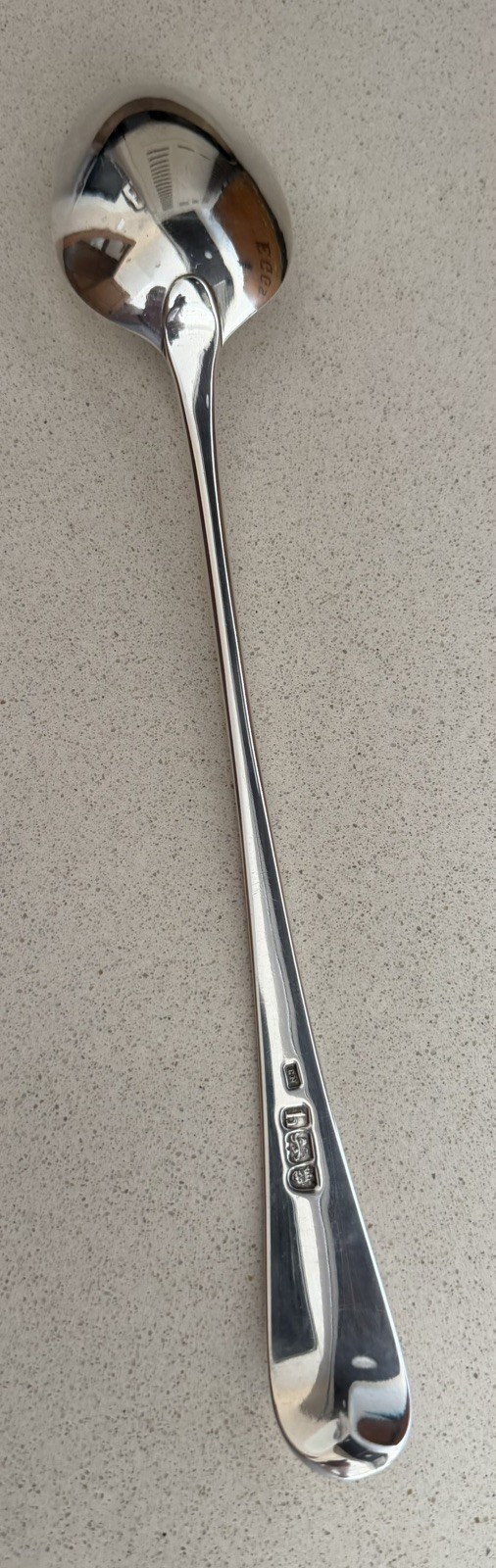 GEORGE III SOLID SILVER BASTING SPOON 91.5g 29.5cm THOMAS NORTHCOTE LONDON 1783