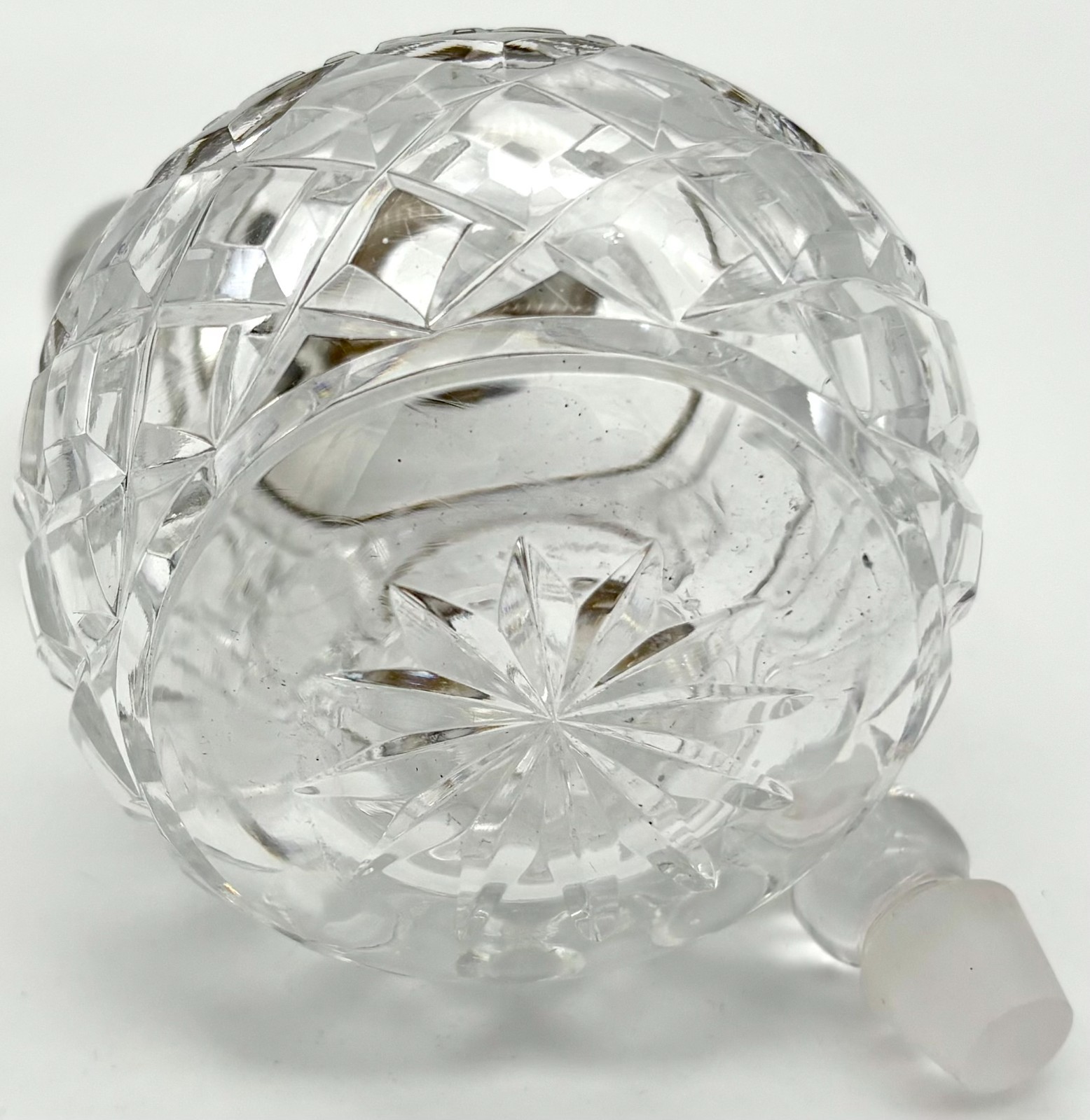 Sterling Silver Mounted Globe Scent Bottle by MMH – 1996