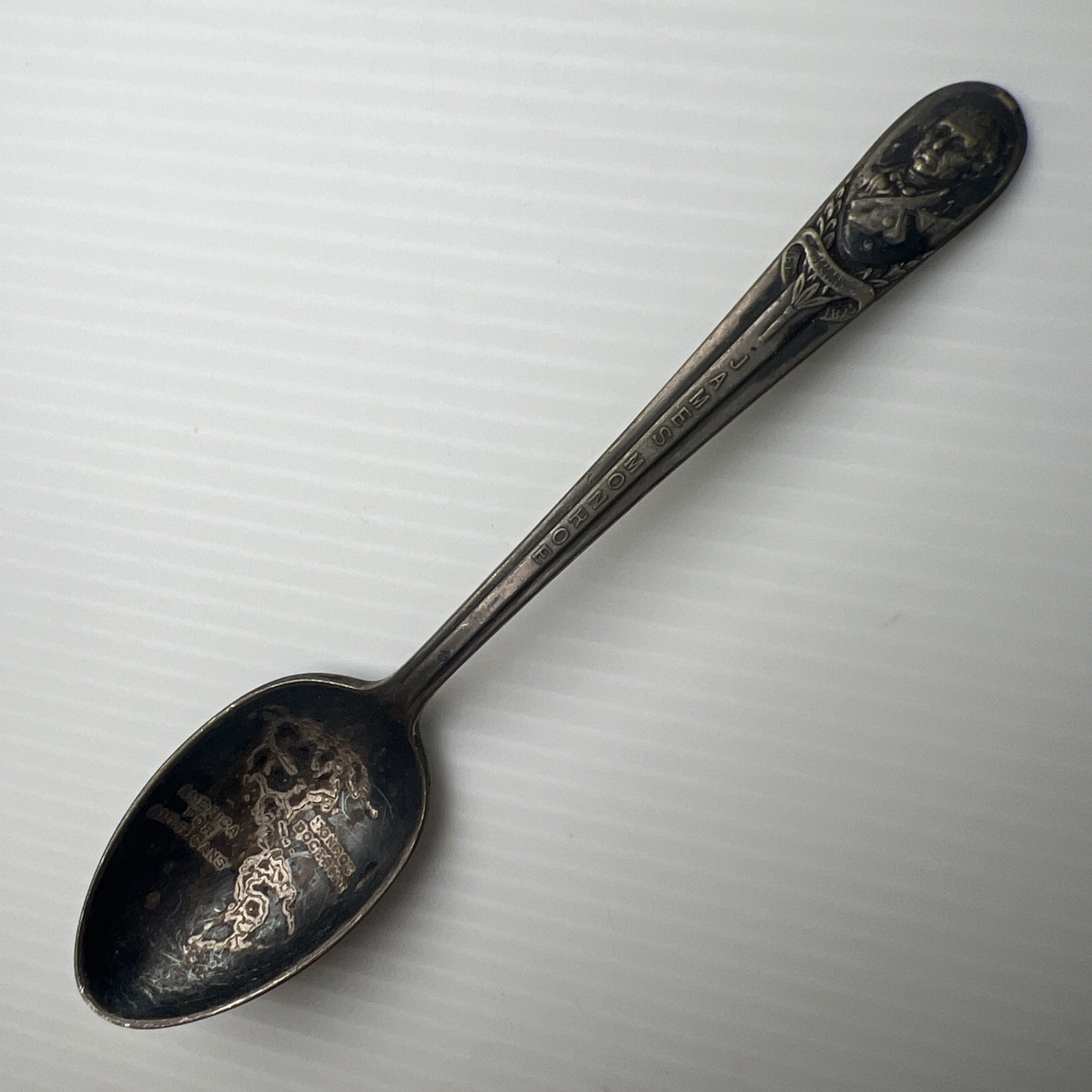 Fifth President James Monroe Silver Plated Commemorative Spoon WM Rogers MFG