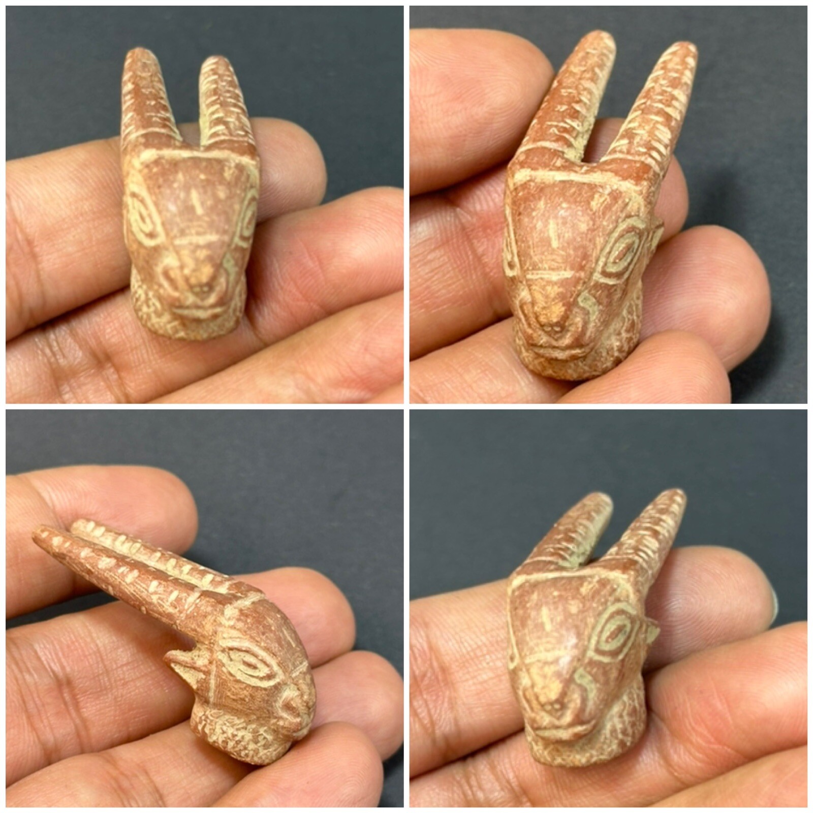 Ancient Roman Ram Head Jasper Stone