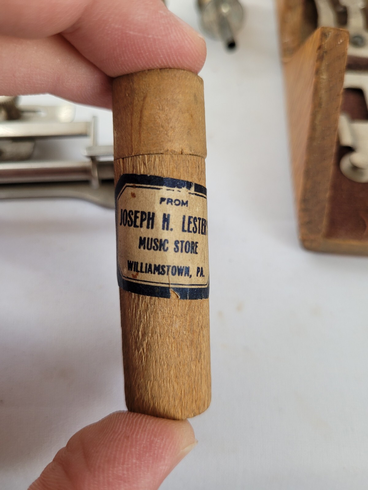 Rare Singer Sewing Machine Machinist Tool Set in Wooden Box Patented 1889!