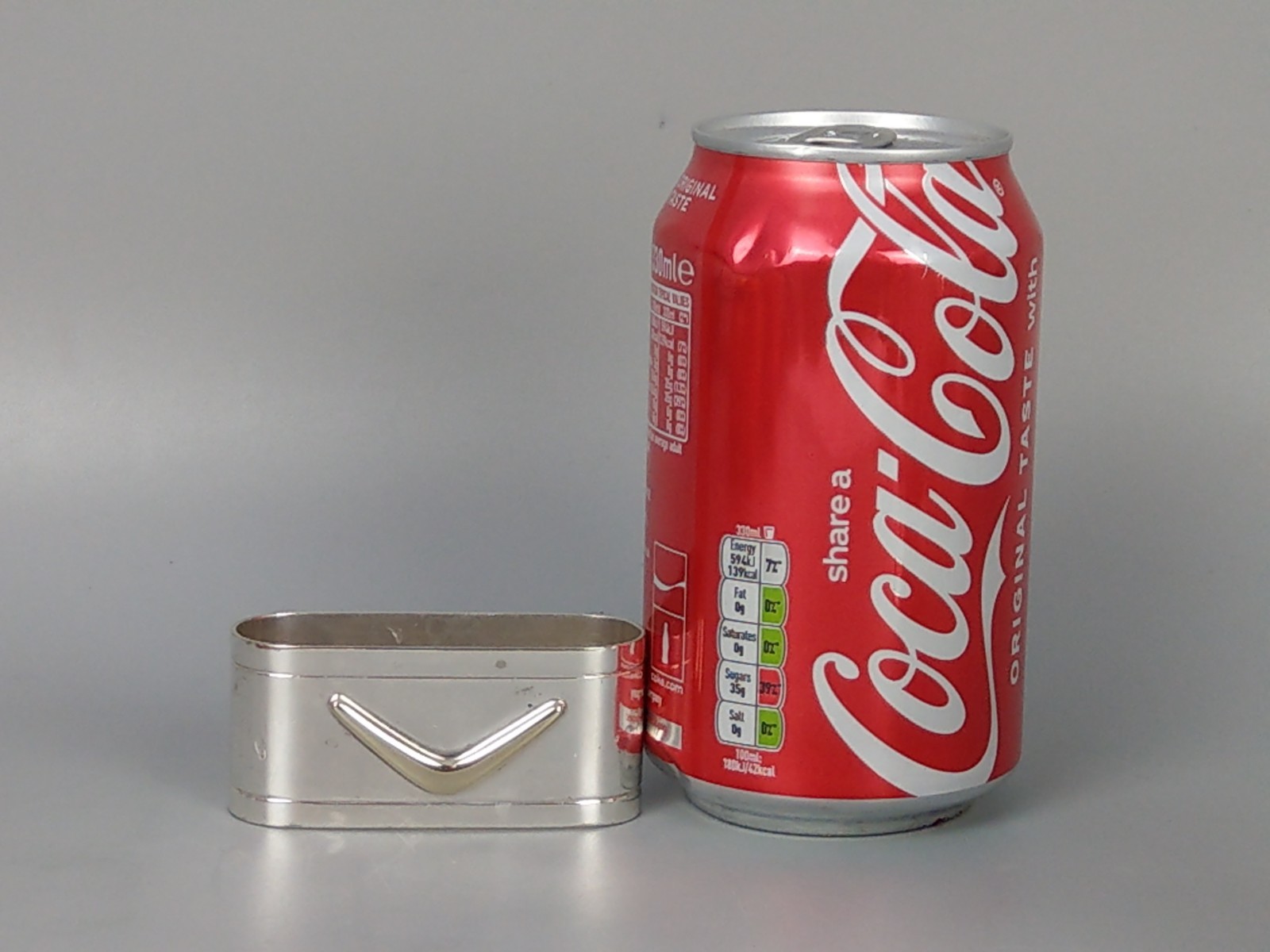 Silver Plated Australian Napkin Ring with Boomerang