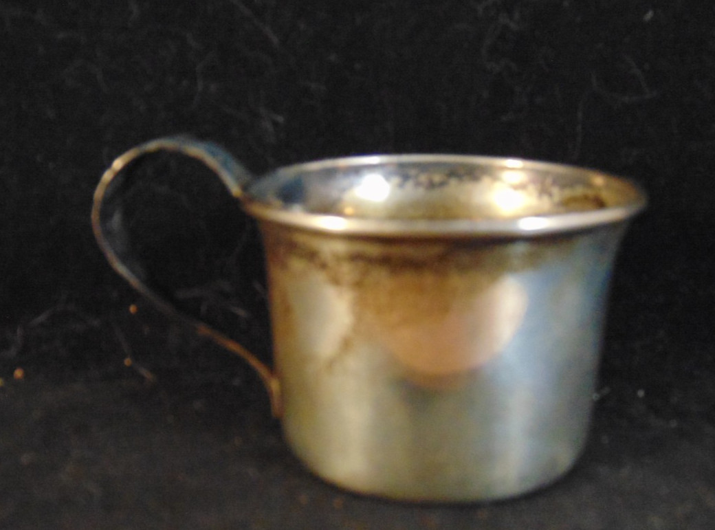 Vintage Manchester Sterling Silver Child’s Cup No Mono Sterling 1oz / 36 Grams