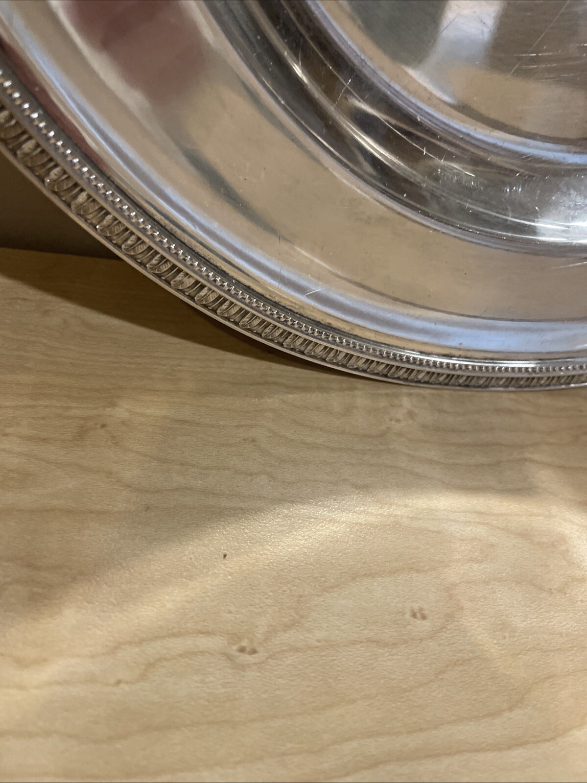 Christofle Gallia Malmaison Silver-Plated Circle Tray 30cm – See Pictures
