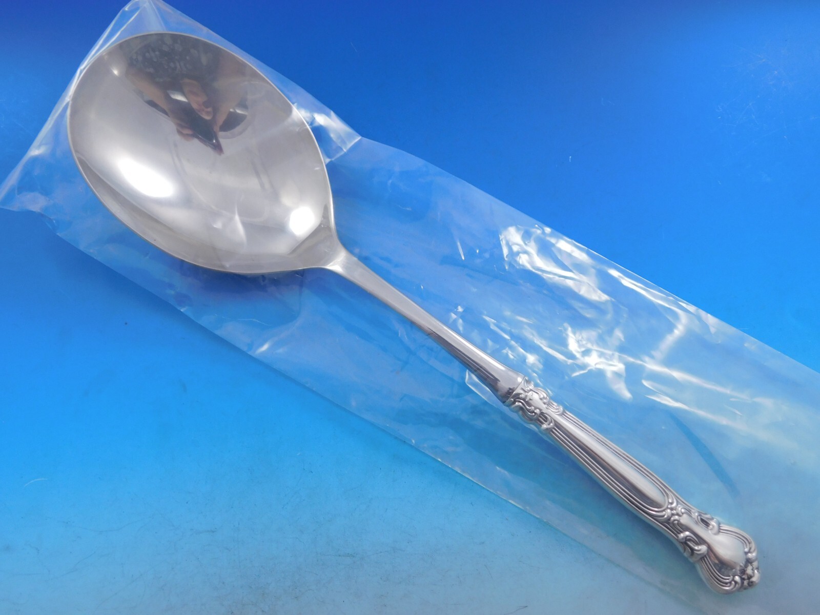 Chantilly by Gorham Sterling Silver Casserole Spoon Serving Large Custom 11 3/4″