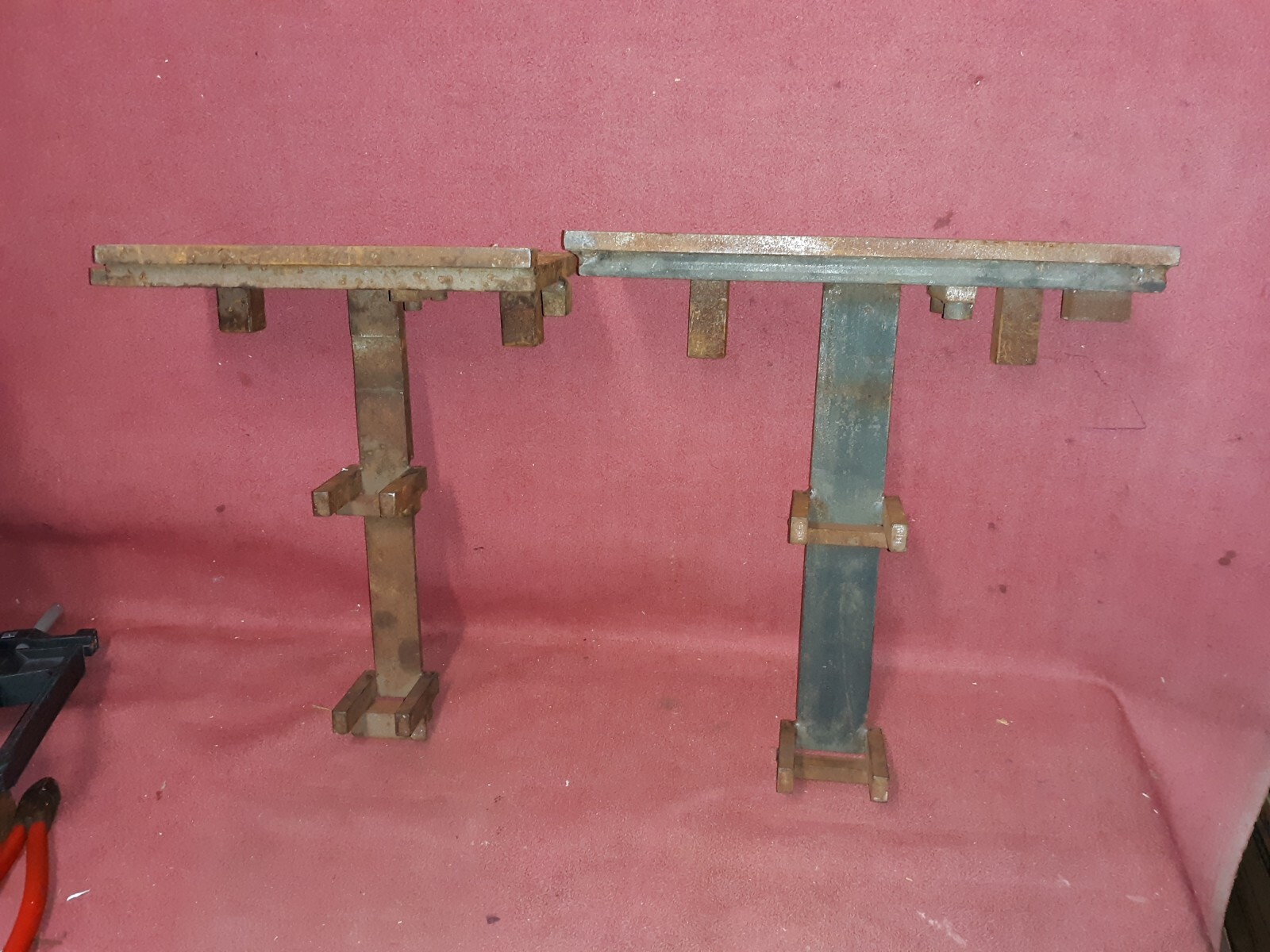Industrial Machine Shop Prototype Steel Mid Century Steampunk Sconces