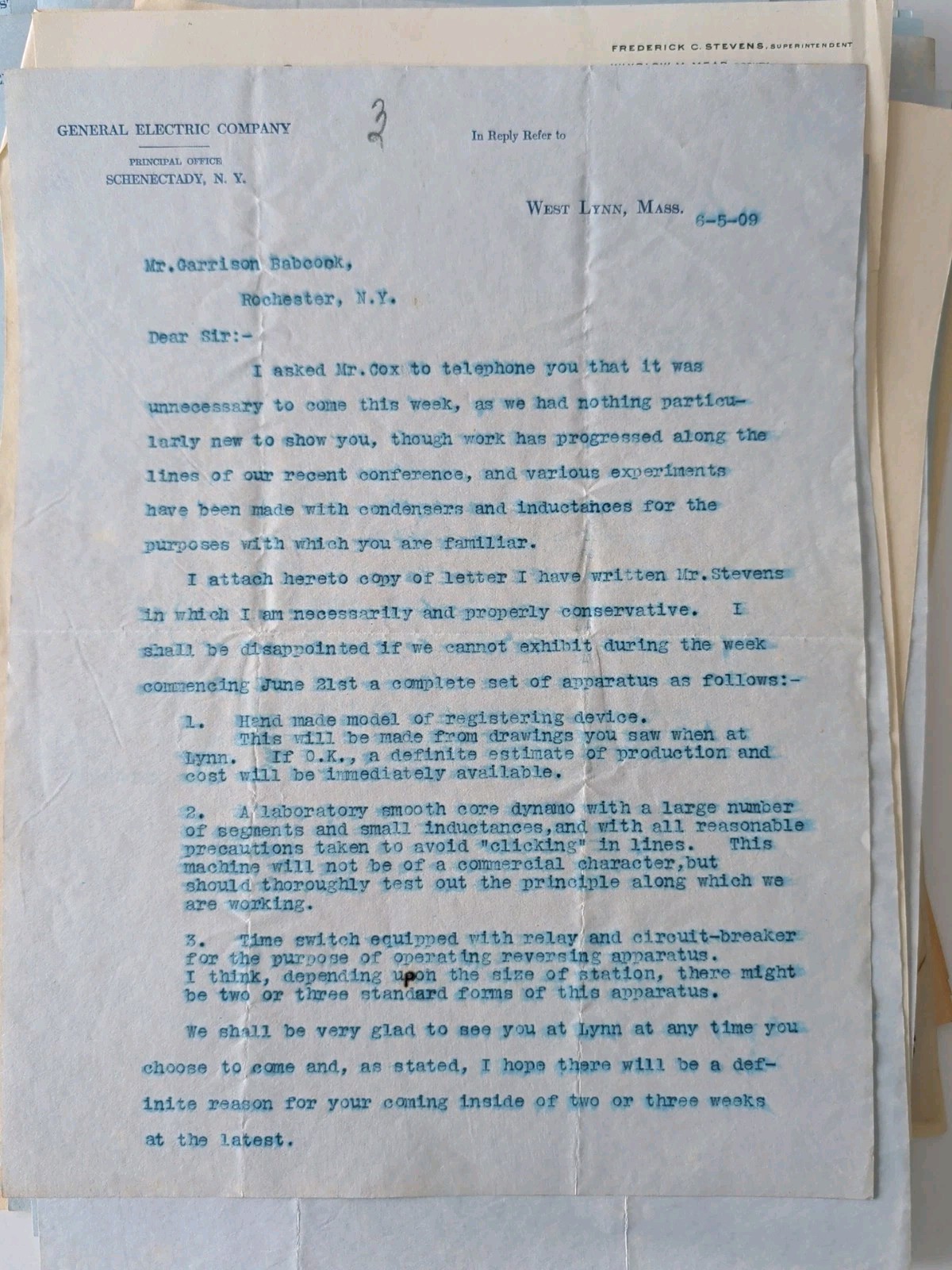 Telephone Rochester Telechronometer Meter Patent Archive 1907-1916 GE Siemens