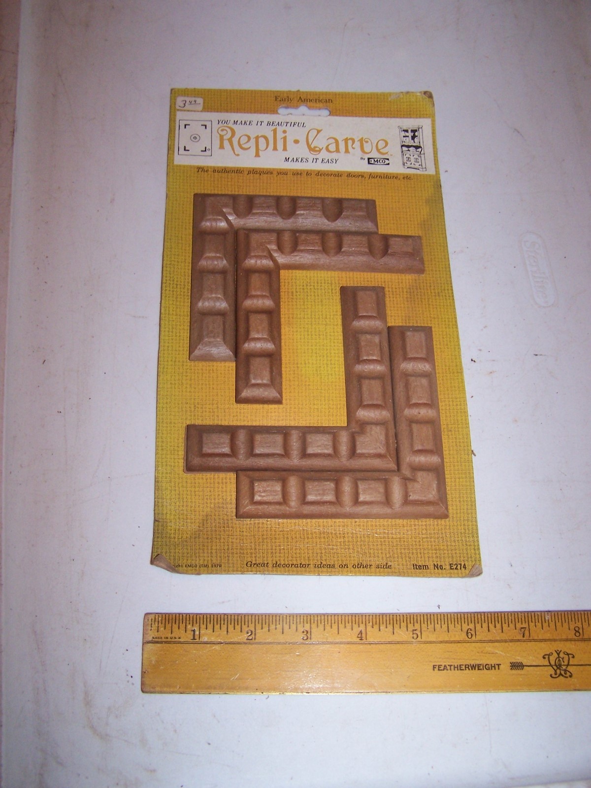 1970 Original Furniture Decorative TRIM Molding Parts Pieces – Corner – #9