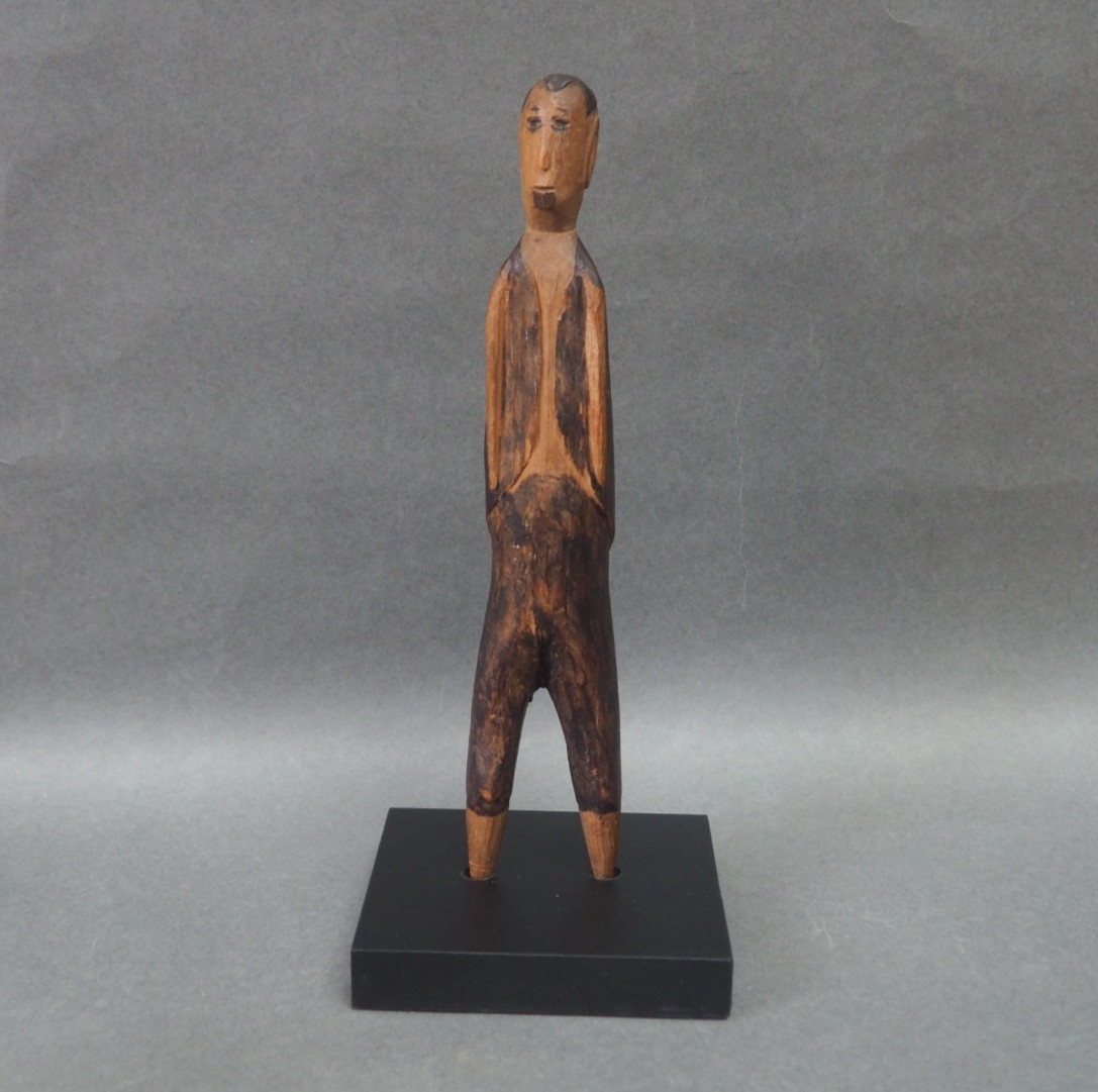 GOOD SMALL OLD SOUTHERN AFRICAN TRIBAL ART COLONIAL ERA TSONGA SHONA ZULU FIGURE