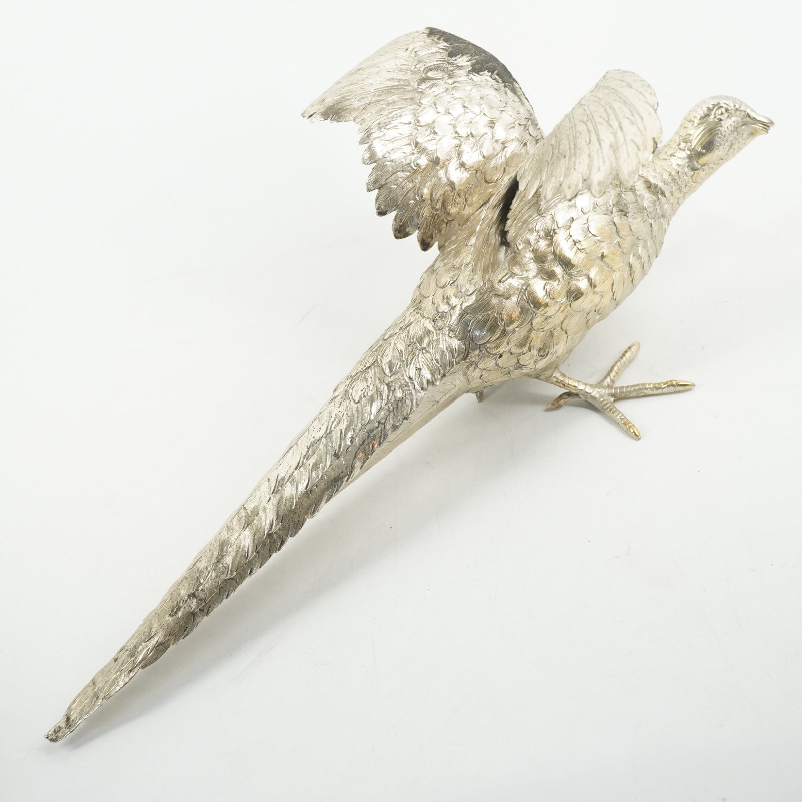 Vintage Sterling Silver Pheasant Statuette – Free Shipping USA