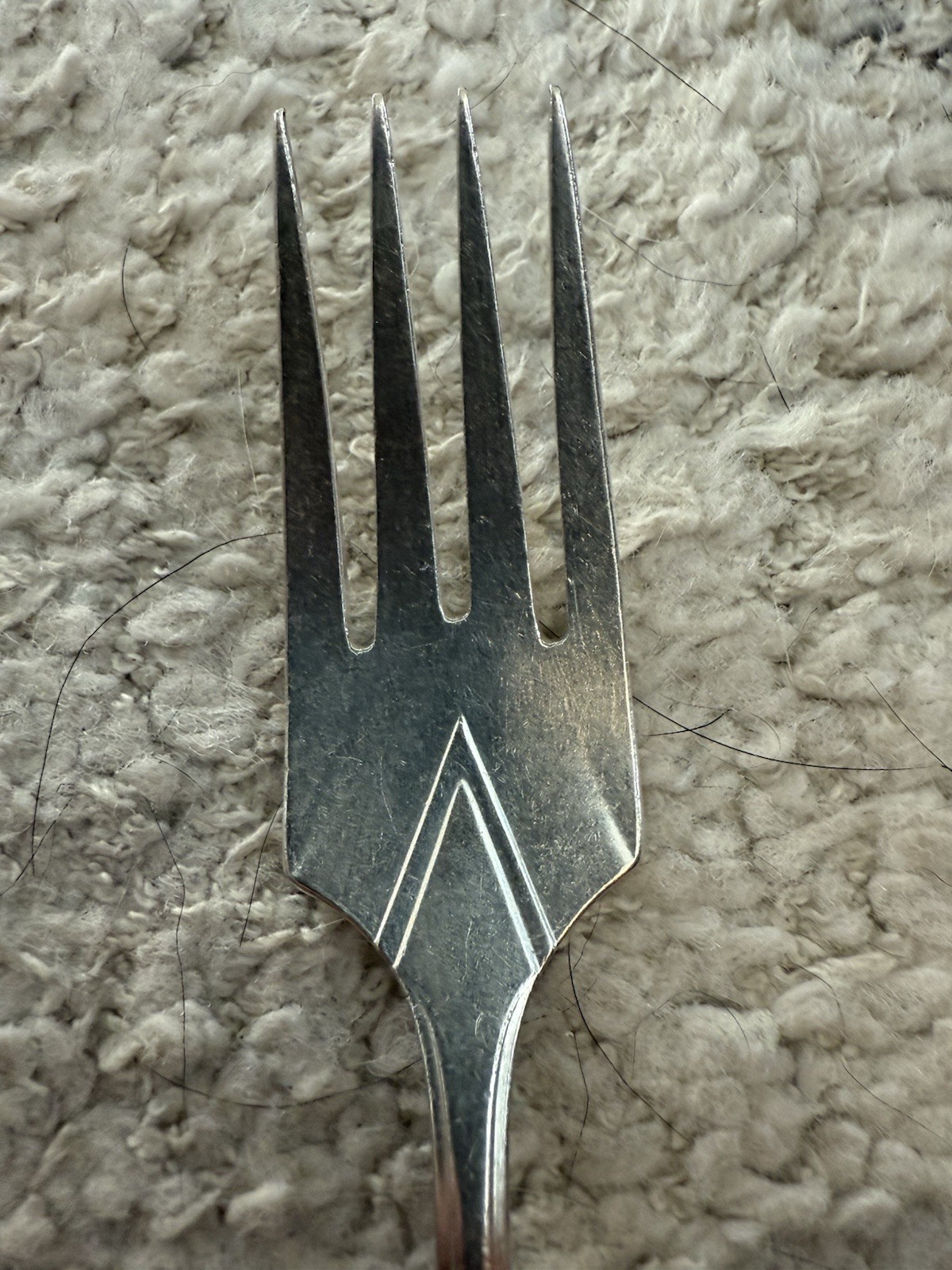 Vintage Deauville Oneida Community Silverplate Silver Plate Salad Fork 1929