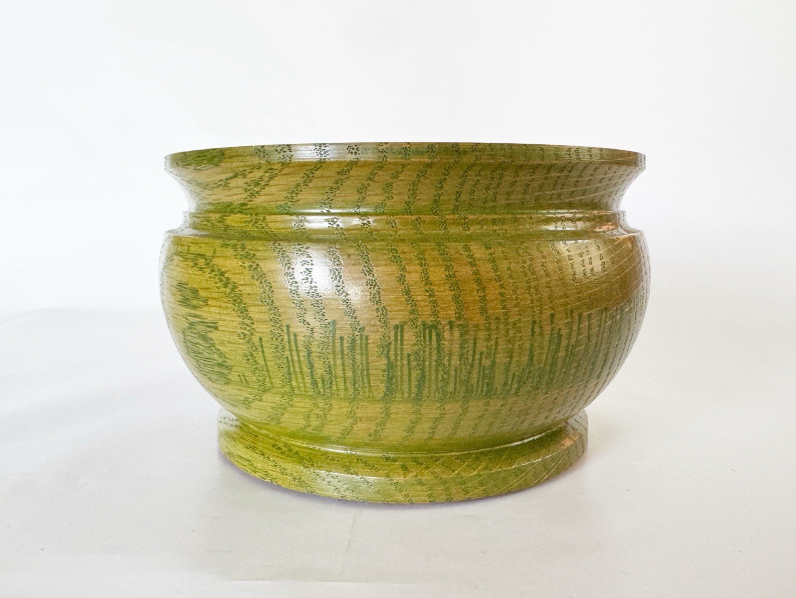 Joseph Nelson 2011 Hand Turned Green Wood Art Studio Bowl Signed 6”