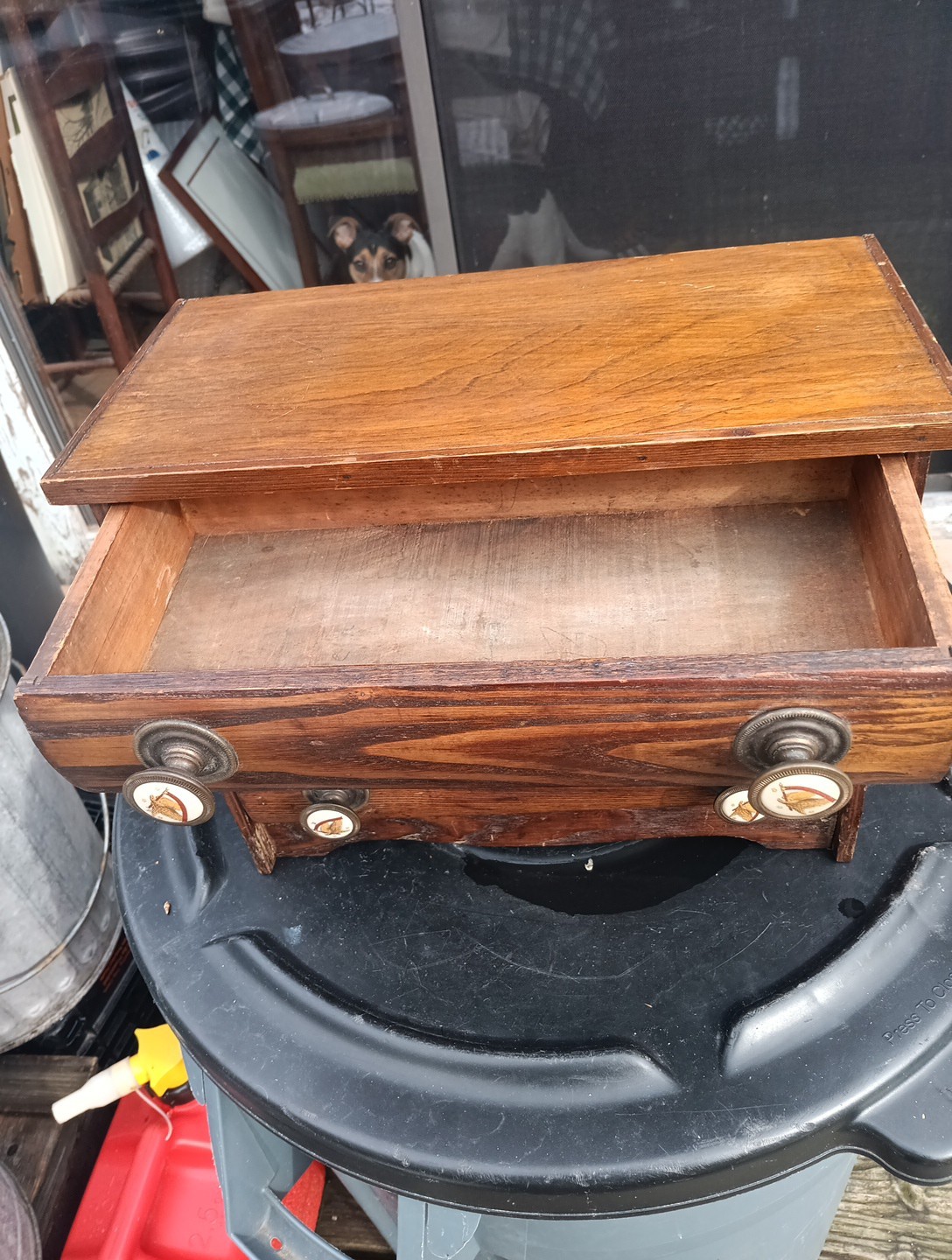 Antique 3 Draw Doll Bureau