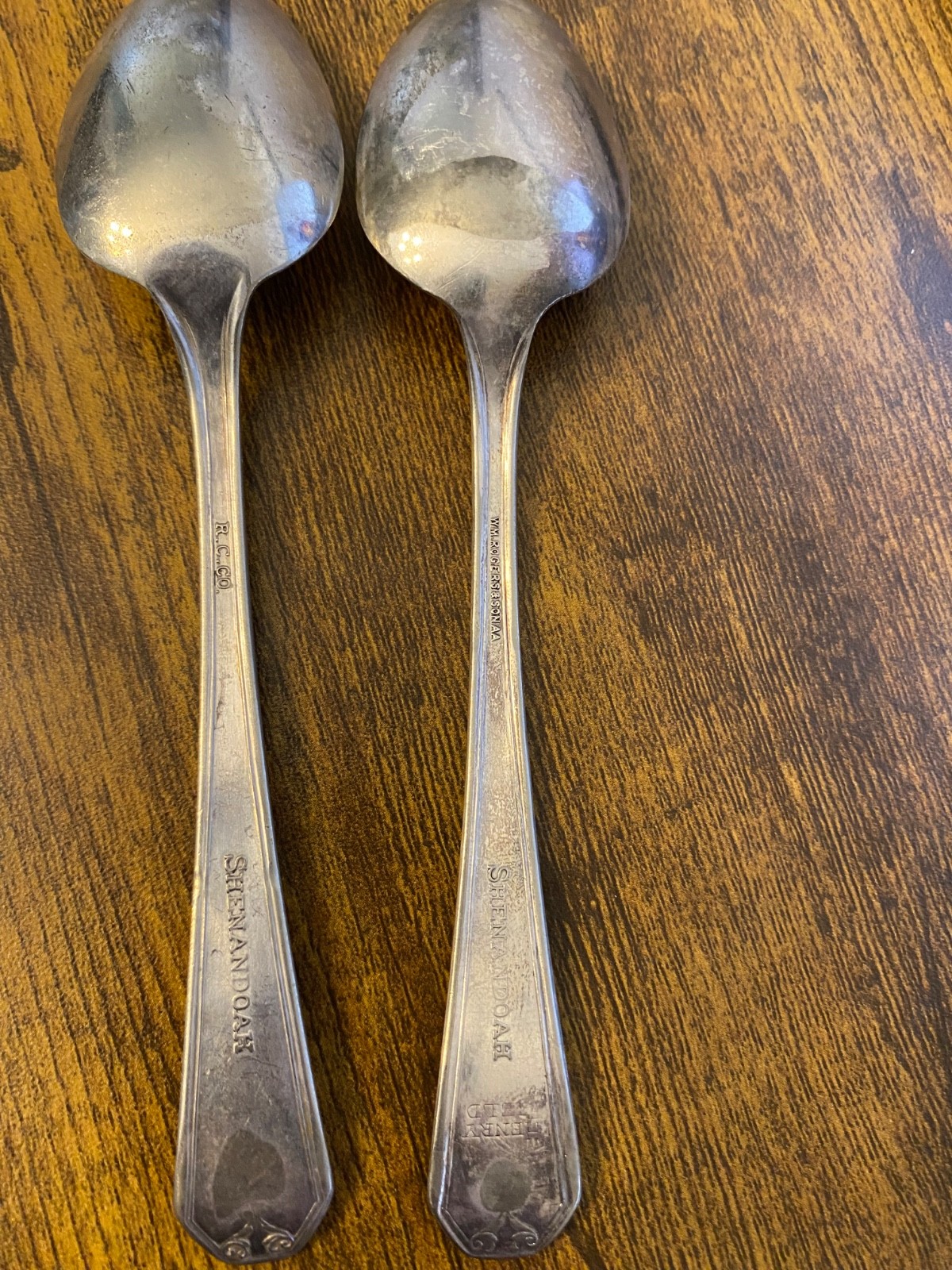 William A Rogers Shenandoah spoons