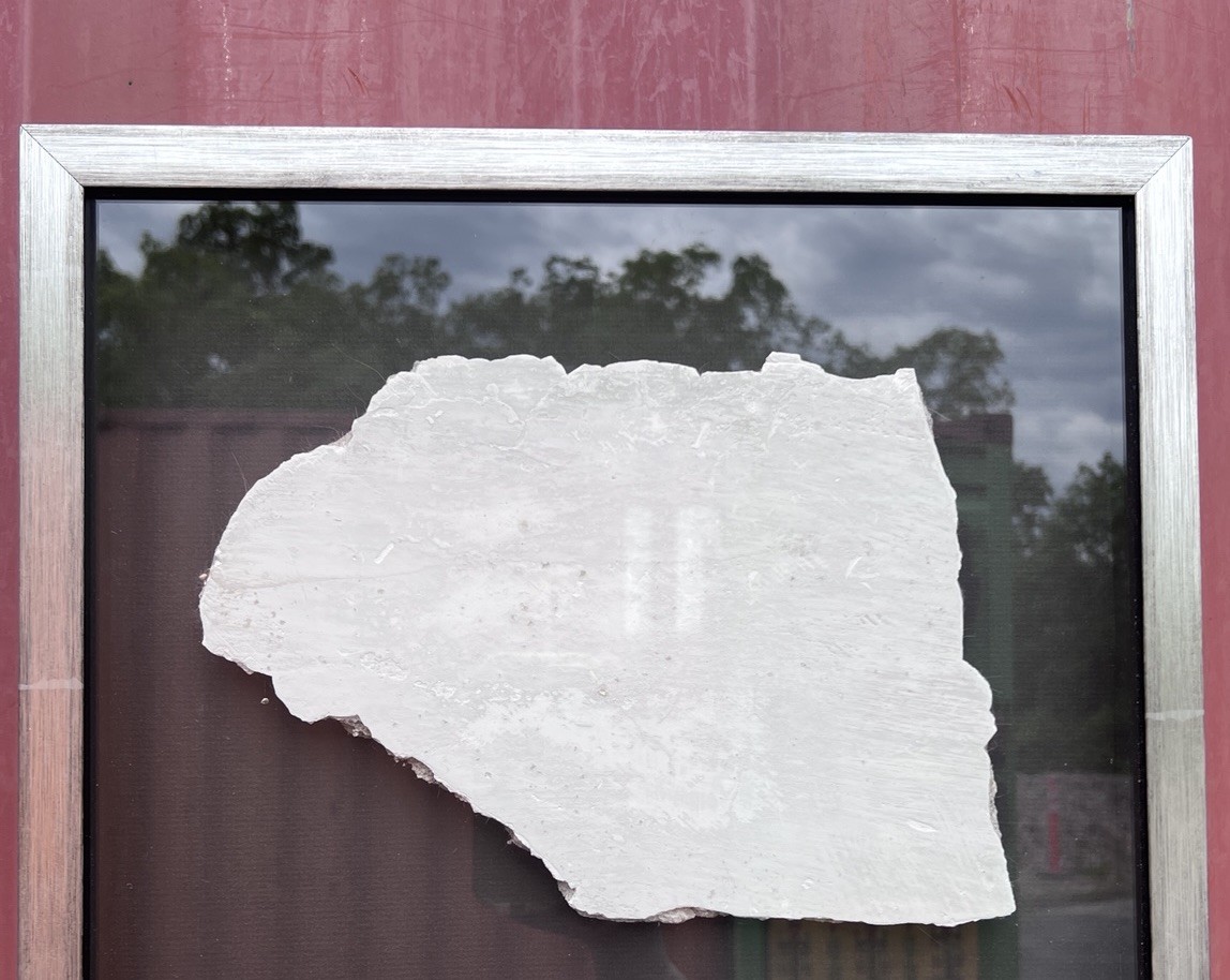 Ceiling plaster fragment, First Parsonage, Kinderhook, New York, circa 1786