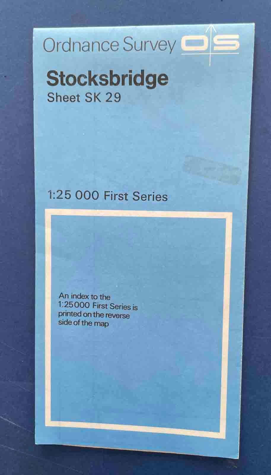 Ordnance survey 1st Edition 1: 25 000 Blue Map Sheet SE 14 Ilkley Unused