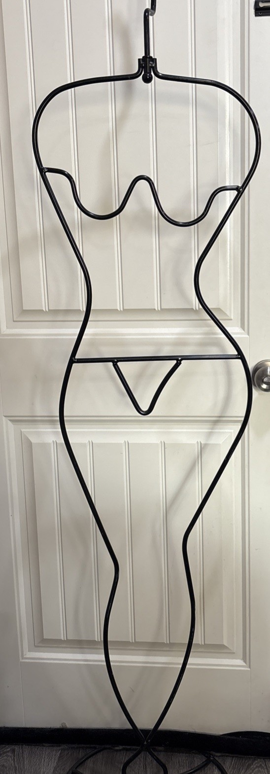 1980s Vtg Laurids Lonborg For Ikea Post Modern Female Form Wire Mannequin “read”